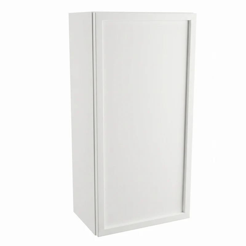 Hängender Badezimmerschrank, 30 cm, 1 Tür mit Einlegeboden Roma - Weiß