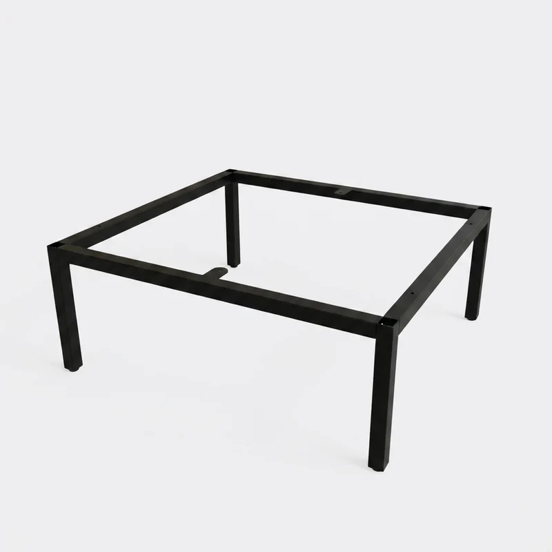 Metallgestell für Badezimmermöbel 100 cm - Schwarz