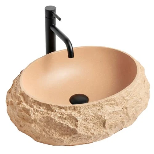 Aufsatzwaschbecken Mika - Light Terracotta