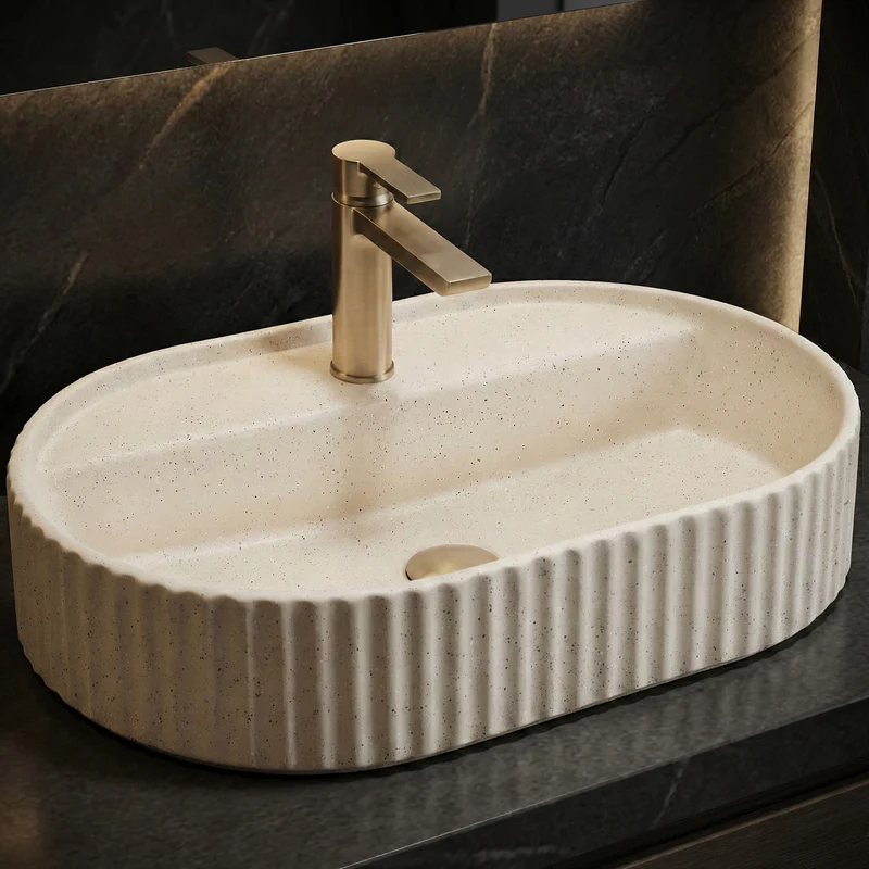 Aufsatzwaschbecken Marcela 60 cm - Vanilla