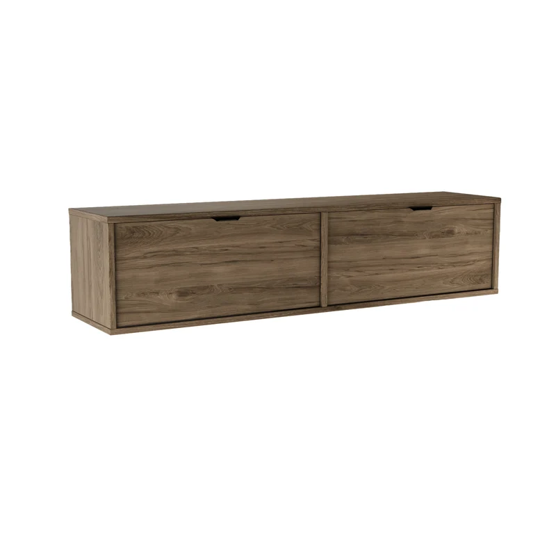 TV Schrank 140 cm Aura - Walnuss Dunkel