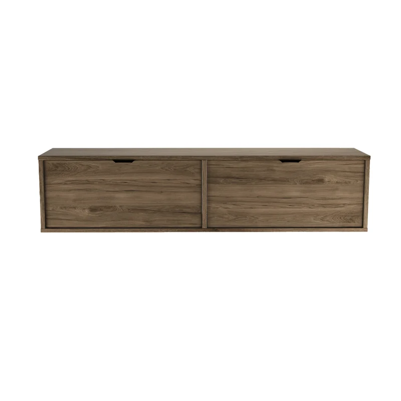 TV Schrank 140 cm Aura - Walnuss Dunkel