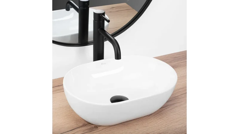 Waschbecken Weiß 38 cm - Amelia Mini
