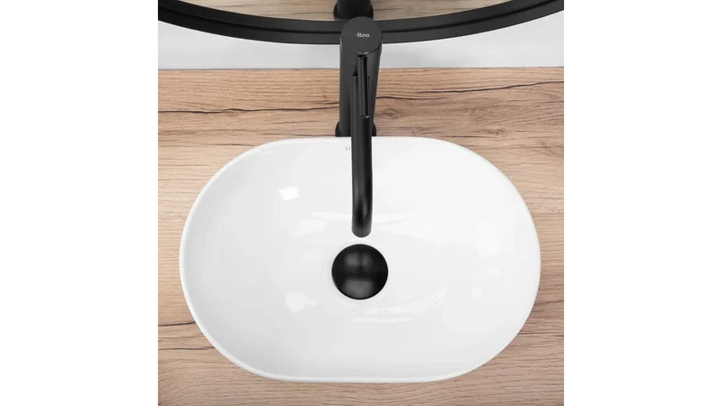Waschbecken Weiß 38 cm - Amelia Mini