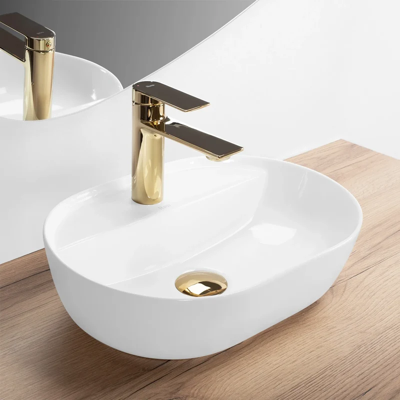 Aufsatzwaschtisch 42 cm Weiß - Aura