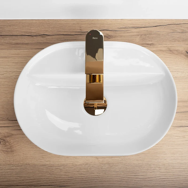 Aufsatzwaschtisch 42 cm Weiß - Aura