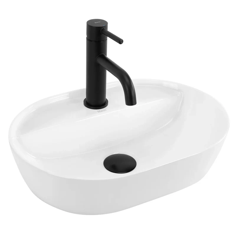 Aufsatzwaschtisch 42 cm Weiß - Aura