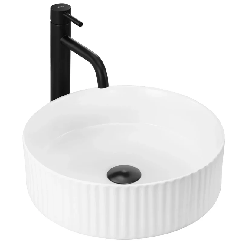 Aufsatzwaschtisch 36 cm Weiß - Delia
