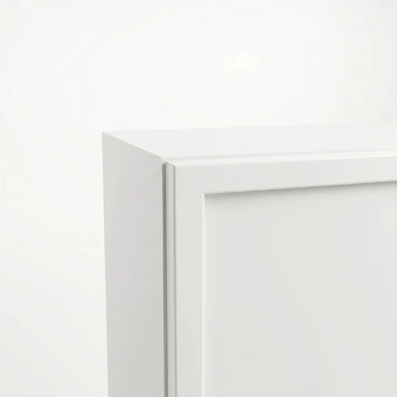Hängender Badezimmerschrank 60 cm mit 2 Türen Roma - Weiß