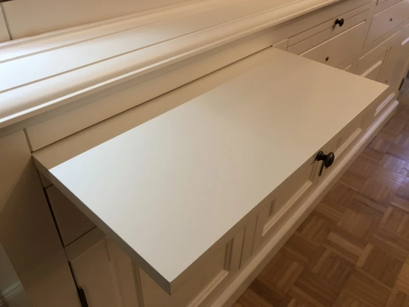 Vitrinen weiß Landhausstil, Wohnzimmerschrank weiß Landhaus, Buffetschrank weiß, Breite 230 cm