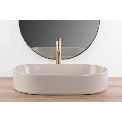 Aufsatzwaschbecken 60 cm Nadia - Beige matt