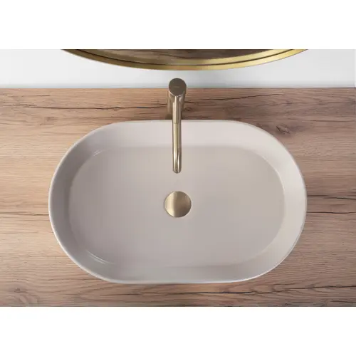 Aufsatzwaschbecken 60 cm Nadia - Beige matt