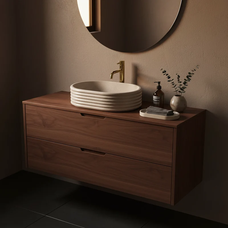 Aufsatzwaschbecken Nicoletta Beige