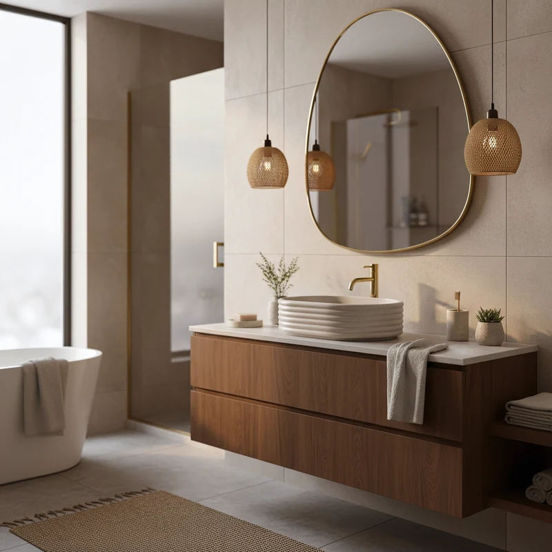 Aufsatzwaschbecken Nicoletta Beige