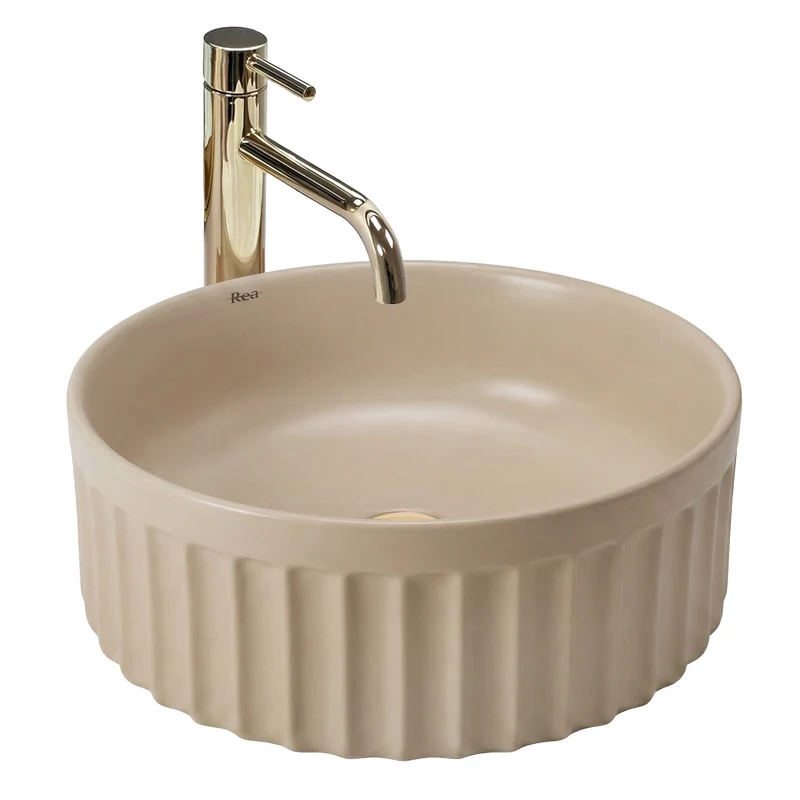 Aufsatzwaschbecken Duo Caffe Latte Matt