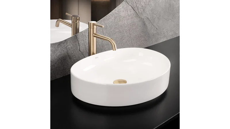 Aufsatzwaschtisch 50 cm Weiß - Joana