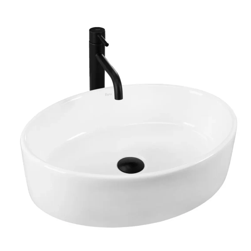 Aufsatzwaschtisch Weiß 50 cm - Fonda