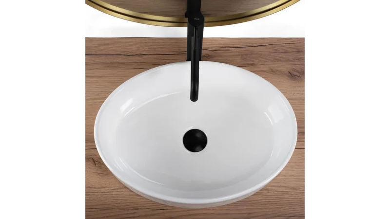 Aufsatzwaschtisch Weiß 50 cm - Fonda