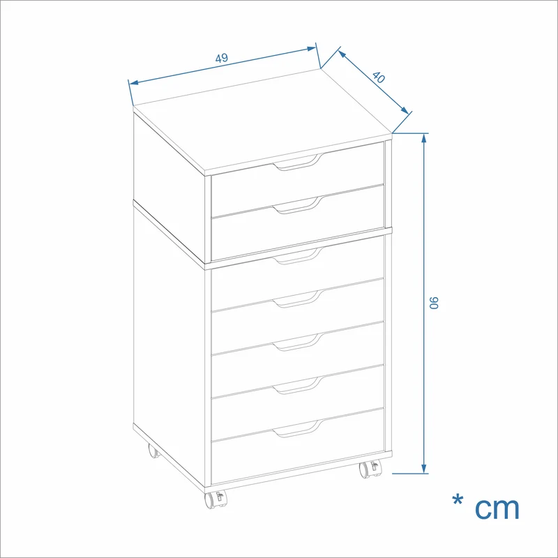 Drawer Unit ROLVO 5+2