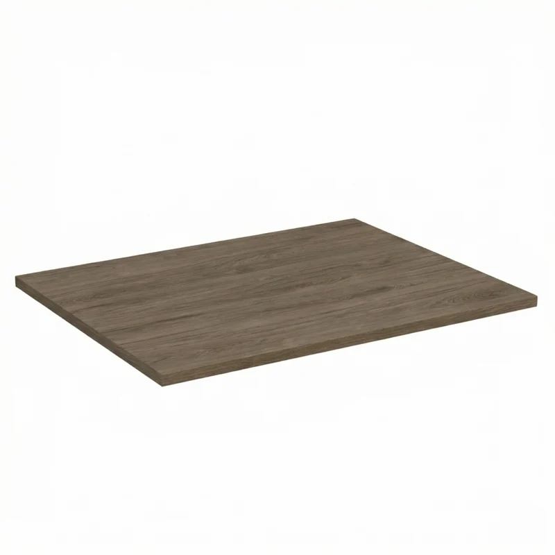 Oberplatte 60 cm für Waschtischunterschrank - Walnuss Dunkel
