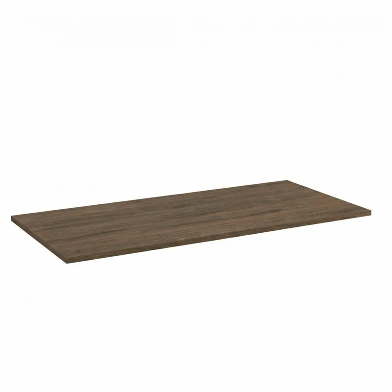 Oberplatte 100 cm für Waschtischunterschrank - Walnuss Dunkel