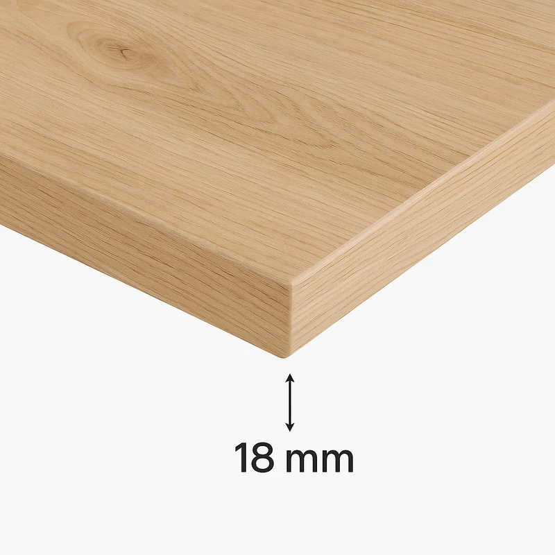 Oberplatte 140 cm für Waschtischunterschrank - Walnuss