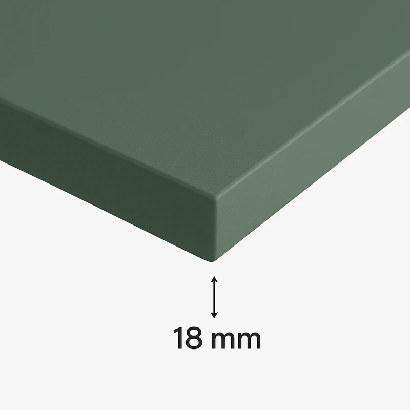 Oberplatte 80 cm für Waschtischunterschrank - Salbei