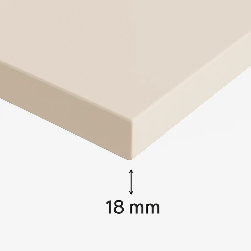 Oberplatte 140 cm für Waschtischunterschrank - Kaschmir