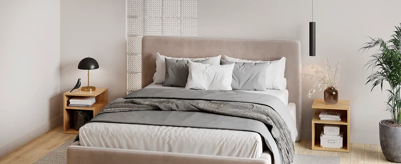Bedside Table KABA 2-Piece Set
