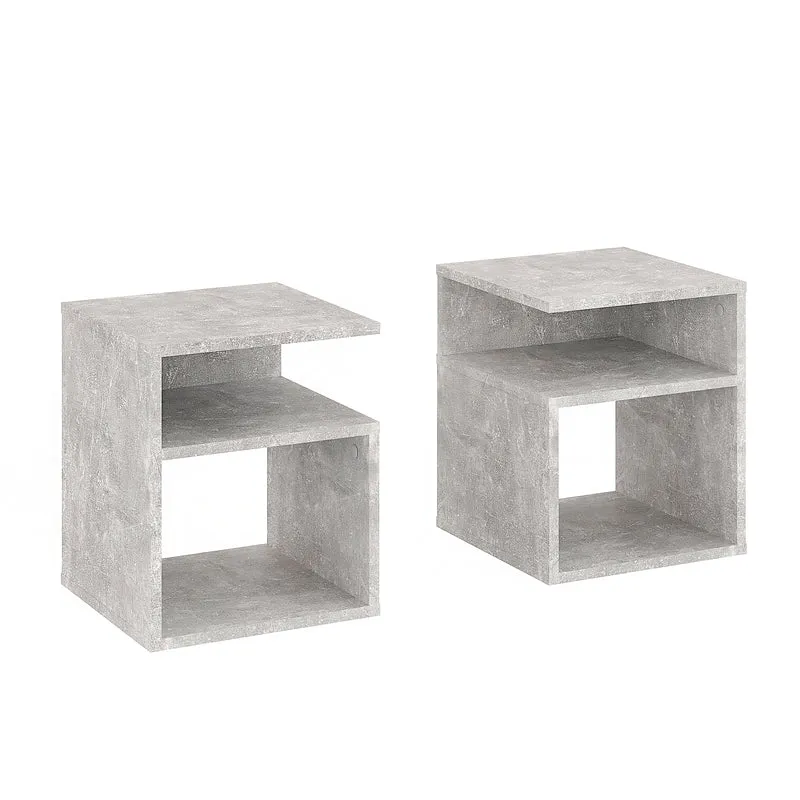 Bedside Table KABA 2-Piece Set