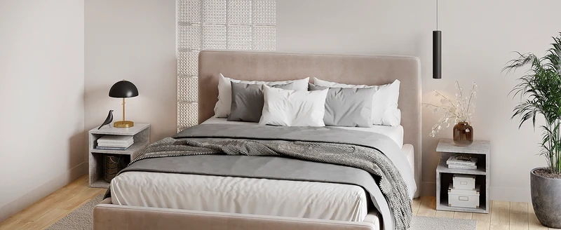 Bedside Table KABA 2-Piece Set