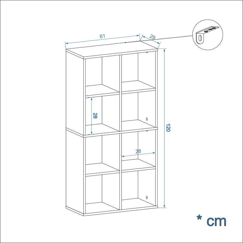 Cube Shelf Nubo 8