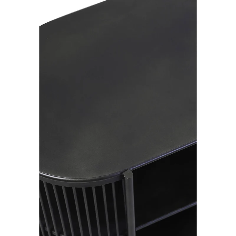 Regal schwarz Metall, Konsole Industriedesign Metall, Metall Regal, Breite 100 cm