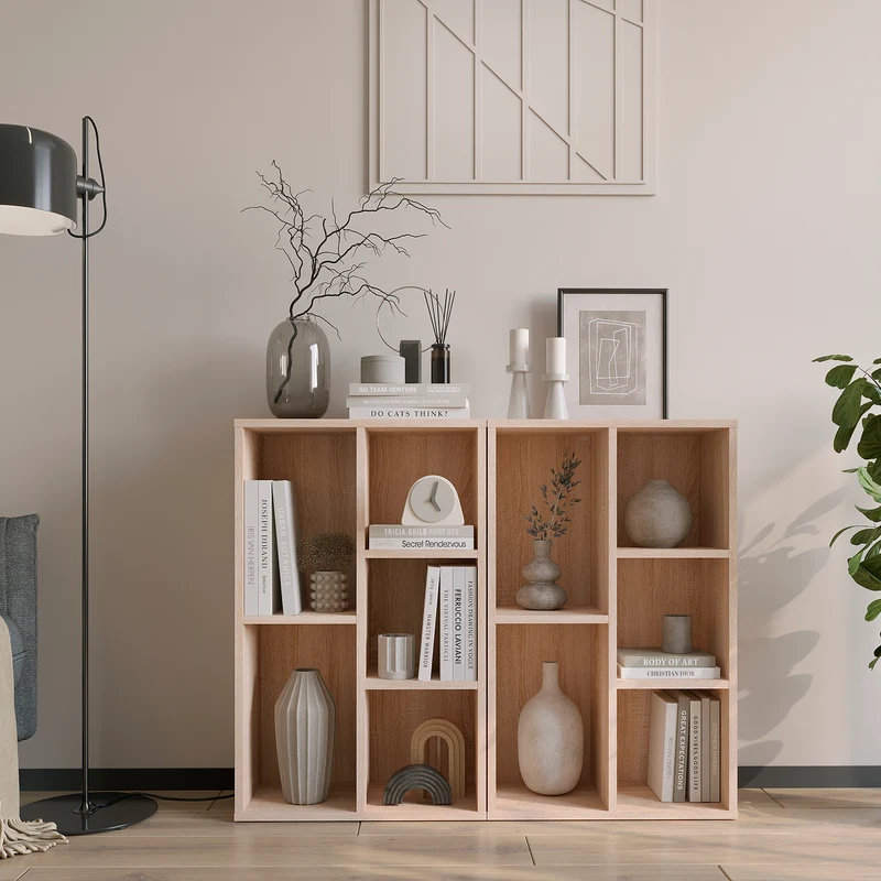 Bookcase Sola 5x2 Set
