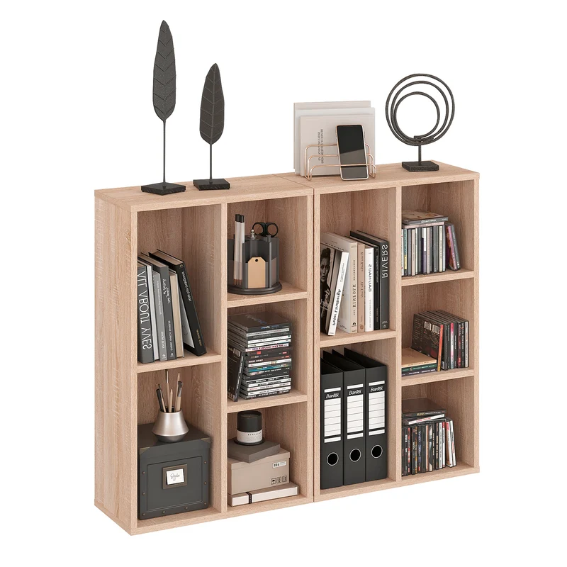 Bookcase Sola 5x2 Set