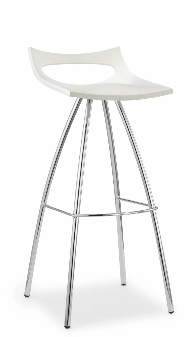 Design Barhocker, Farbe leinen, Sitzhöhe 80 cm