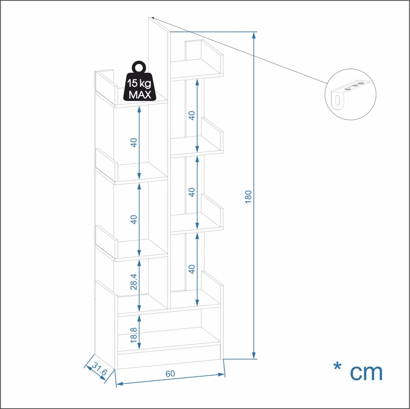 Bookcase Pylos
