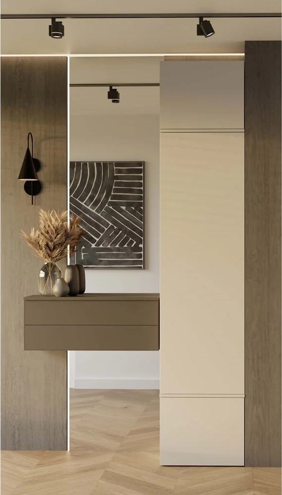 Garderobe Schrank HAGA 1SZ KASCHMIR BEIGE