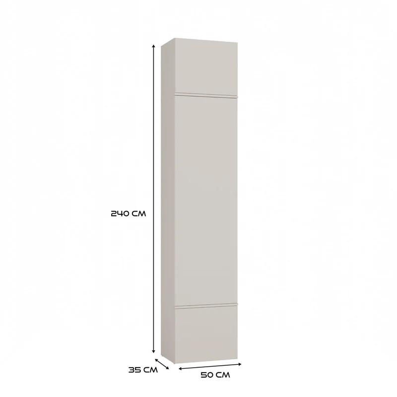 Garderobe Schrank HAGA 1SZ KASCHMIR BEIGE