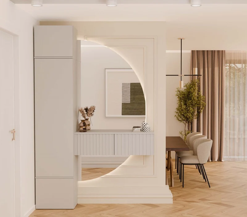 Garderobe Schrank HAGA 1SZ KASCHMIR BEIGE