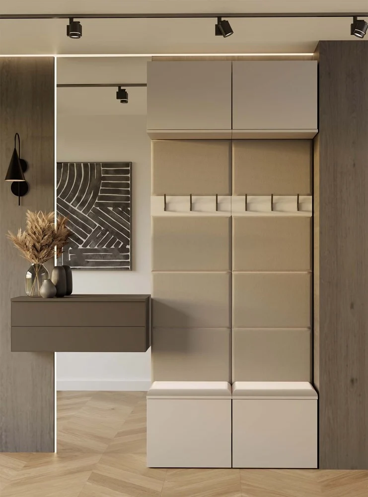 Garderobe Doppelkleiderbügel HAGA II 2W KASCHMIR BEIGE