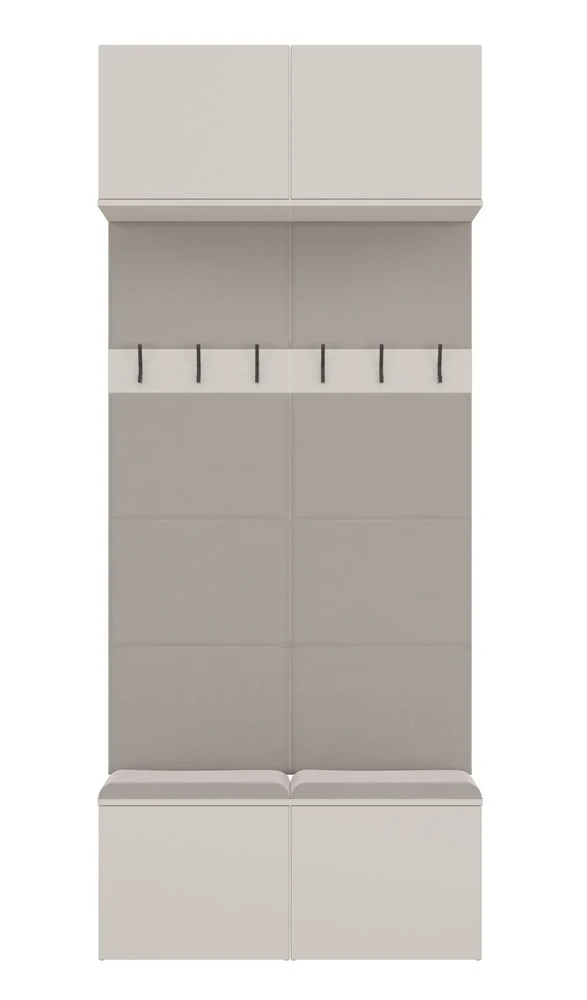 Garderobe Doppelkleiderbügel HAGA II 2W KASCHMIR BEIGE