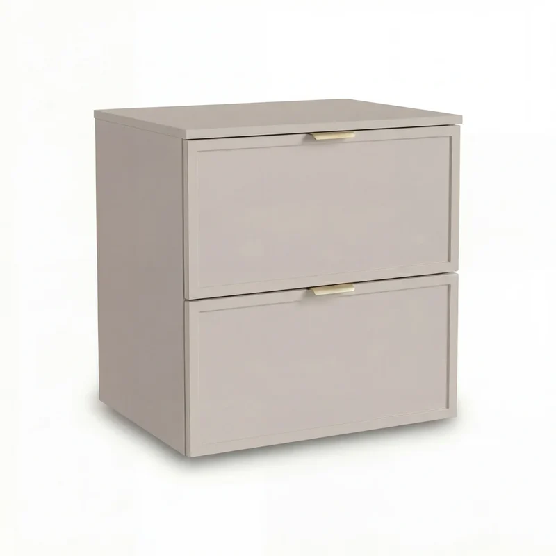 Waschtischunterschrank 140 cm mit Regal Roma - Kaschmir