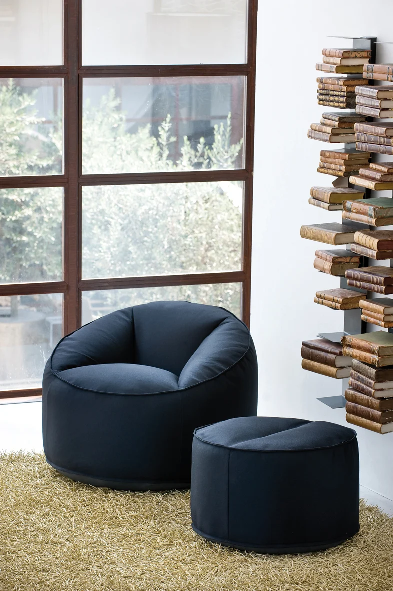 Design Sessel blau