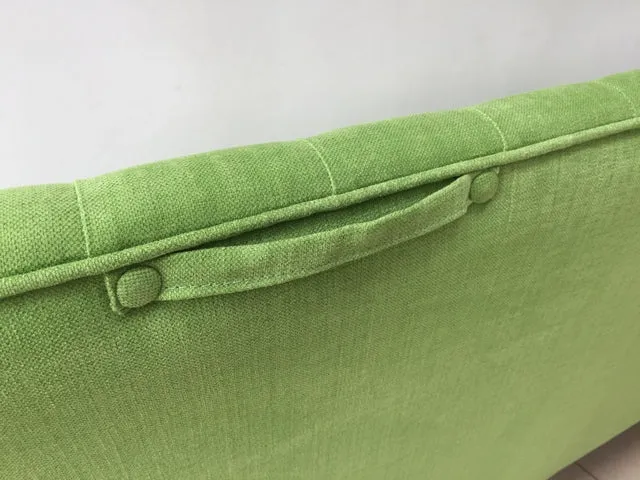 Sitzbank grün im Landhausstil, Bank grün, Länge 200 cm