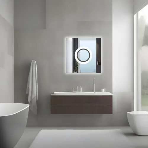 LED-Wandspiegel YH-BL-12 - 60x60 cm