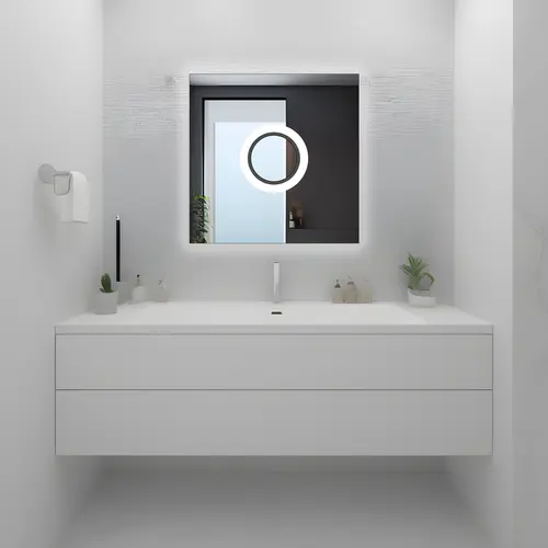 LED-Wandspiegel YH-BL-12 - 60x60 cm