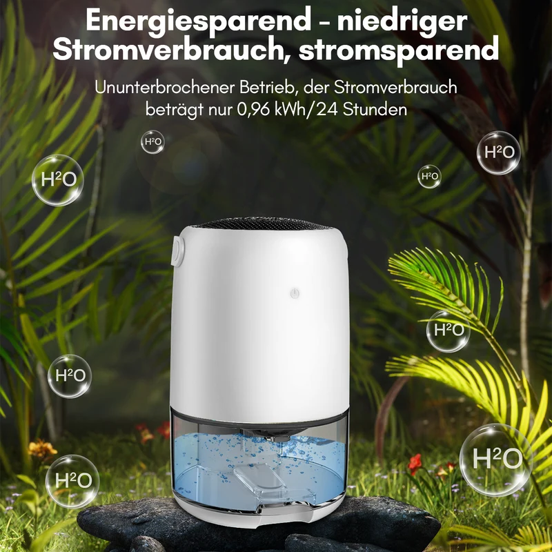 SWANEW 1100ML Luftentfeuchter Elektrisch, Lufttrockner Dampf, Raumentfeuchter