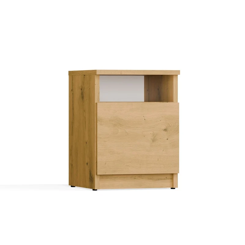 NACHTTISCH GALAX 30 1D EICHE ARTISAN KOMMODE 1 TÜR NACHTTISCH SCHLAFZIMMER