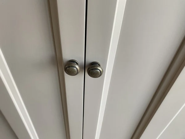 Schrank grau, Kommode grau Landhausstil, Breite 90 cm